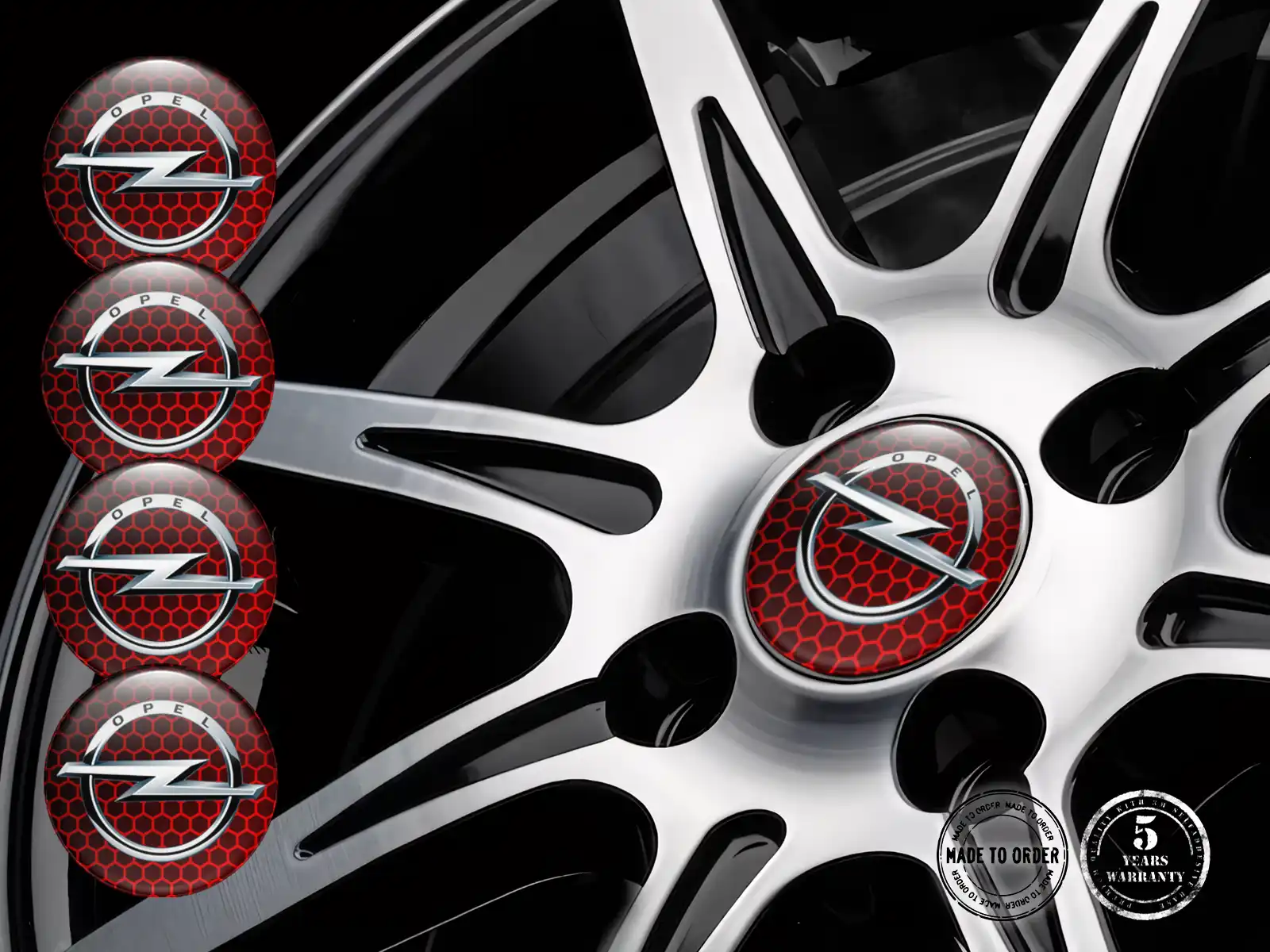 Opel Dome Sticker Ausgabe Hochwertige Auto-Labels